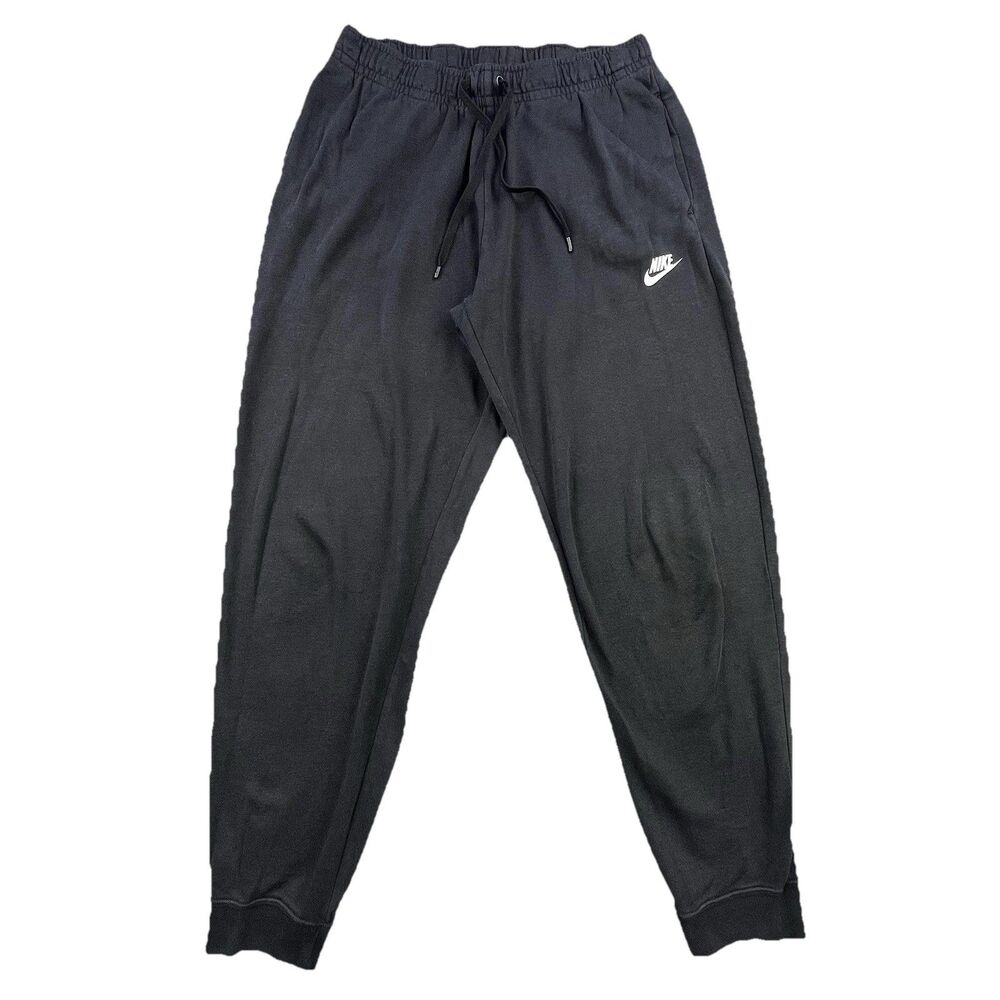 Nike Sportswear Fleece Jogger Pants Women’s Medium Black Elastic Waist Pockets